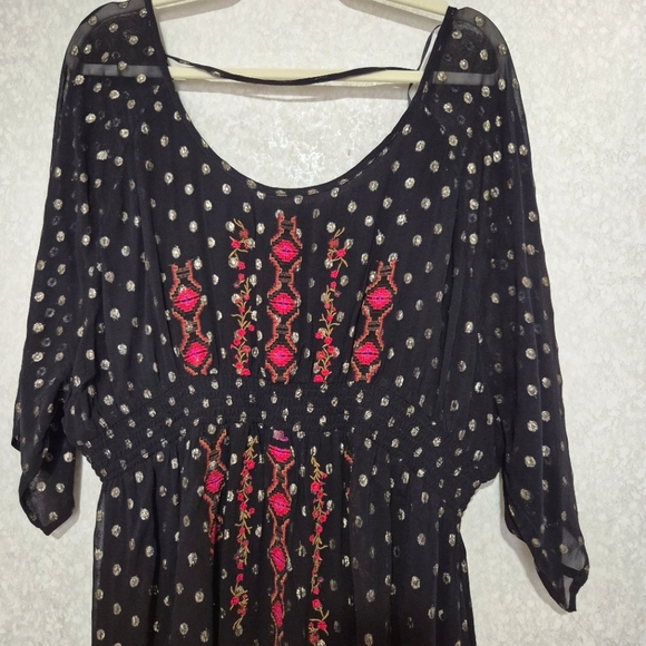 Shyanne Black Asymmetrical Embellished Mini Dress...SIZE:XL - Picture 8 of 16